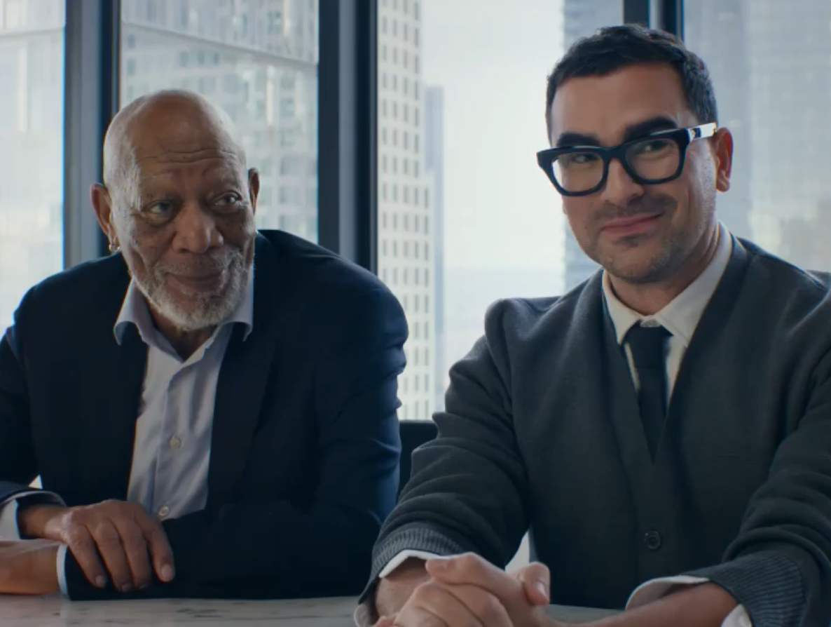 Dan Levy and Morgan Freeman for Homes.com